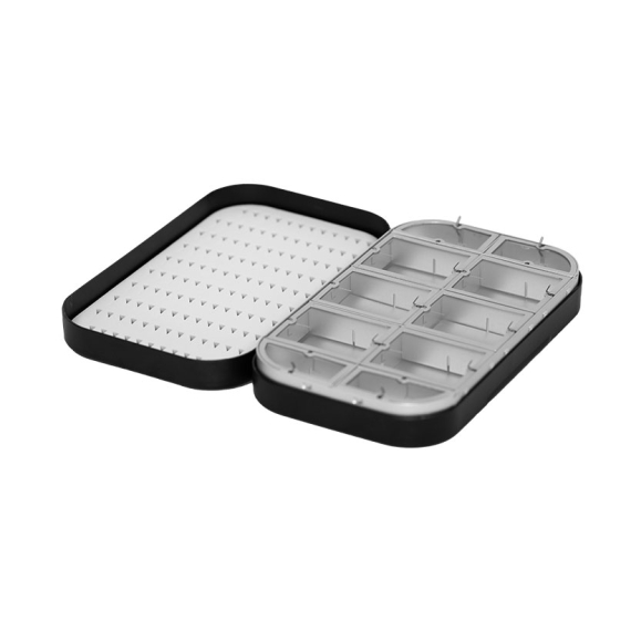 Douglas Metal Wheatley Fly Box 6\'\' Dual Foam / 10 compartments ryhmässä Säilytys / Kalastusrasiat / Perhorasiat @ Sportfiskeprylar.se (NFD9184-6inch Foam-Comp)